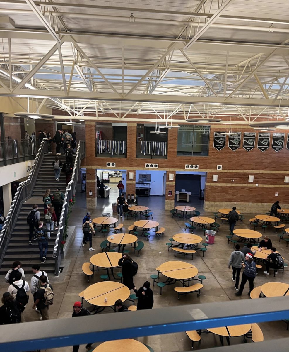 West Salem High School lunchroom during morning hours, December 8th, 2023.
