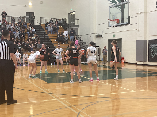 Samantha Griffin (10) lines up to shoot a free throw in the closing minutes of overtime  during West’s state playoff game versus Beaverton on Wednesday, February 28th at West Salem High School in Salem, OR.
